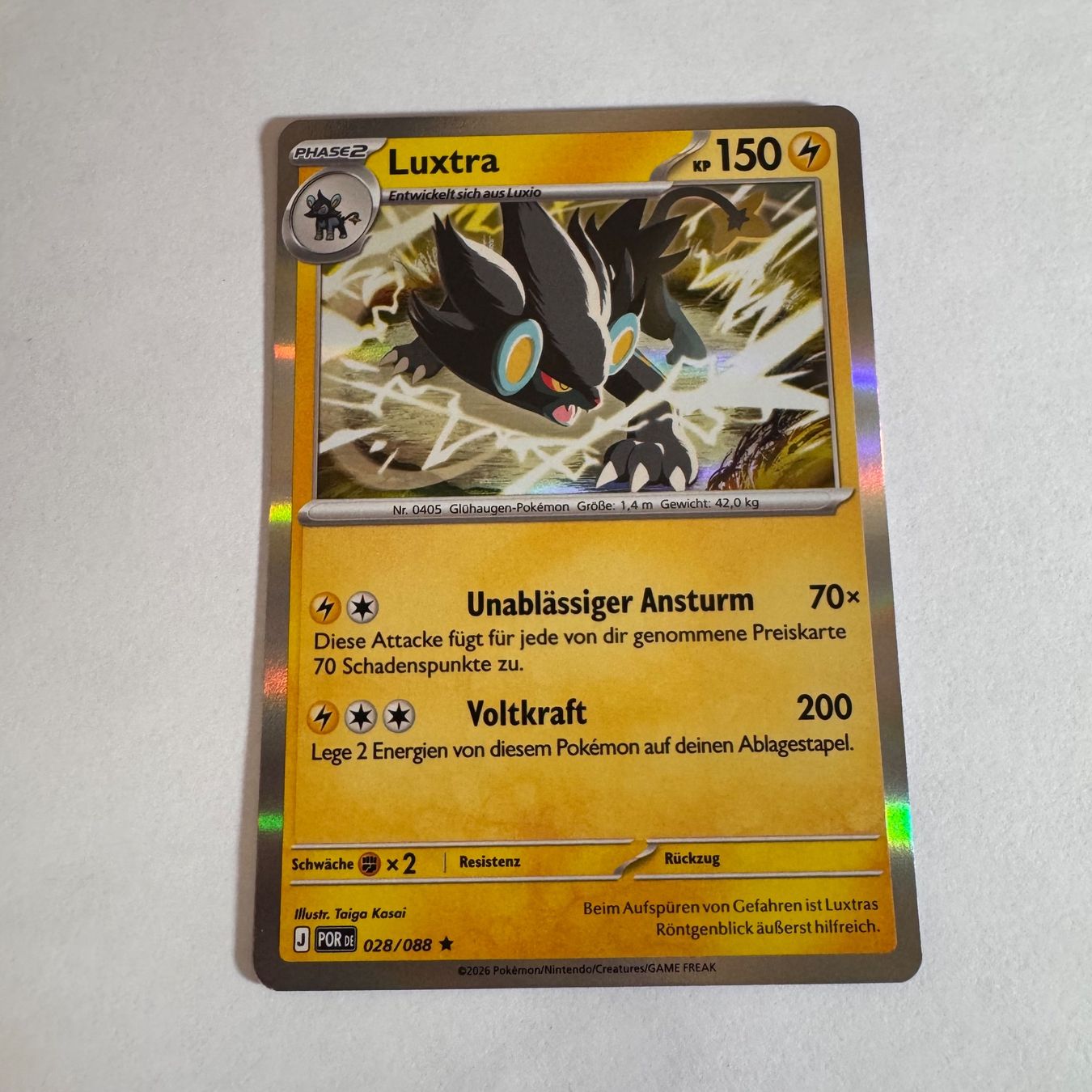 Pokémon Carte collezionabili: Pokémon - POR - Luxray 28 - DE – Nuovo (secondo la descrizione) da Staad SG venduto da miaCards
