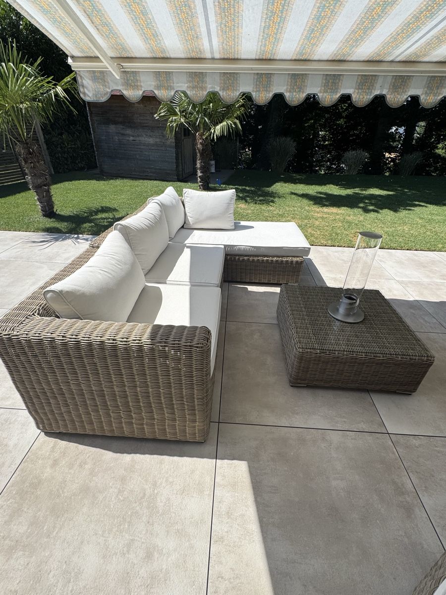 Divani: Rattanlounge (hochwertig) – Nuovo (secondo la descrizione) da Däniken SO venduto da SC.pay 3