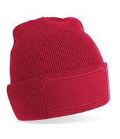 UGi Premium Strickmütze mit Patch zum bedrucken