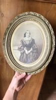 Photo Foto ancienne antik cadre Rahmen 1814