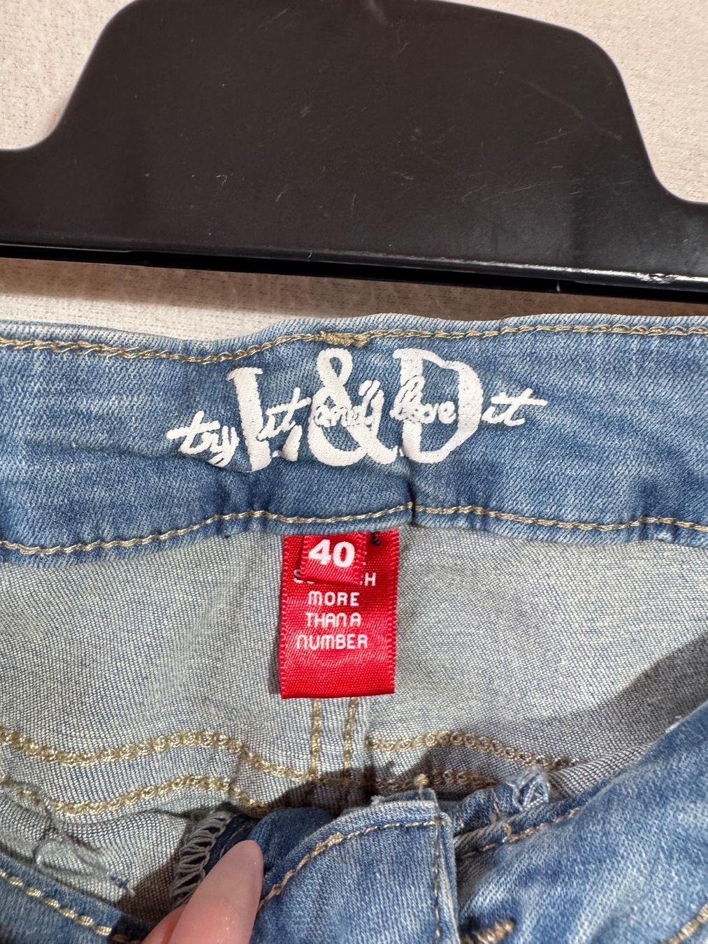 Jeans: Blaue Jeans von L&D Gr. 40 – Usato da Grosswangen venduto da second_hand_dress 1