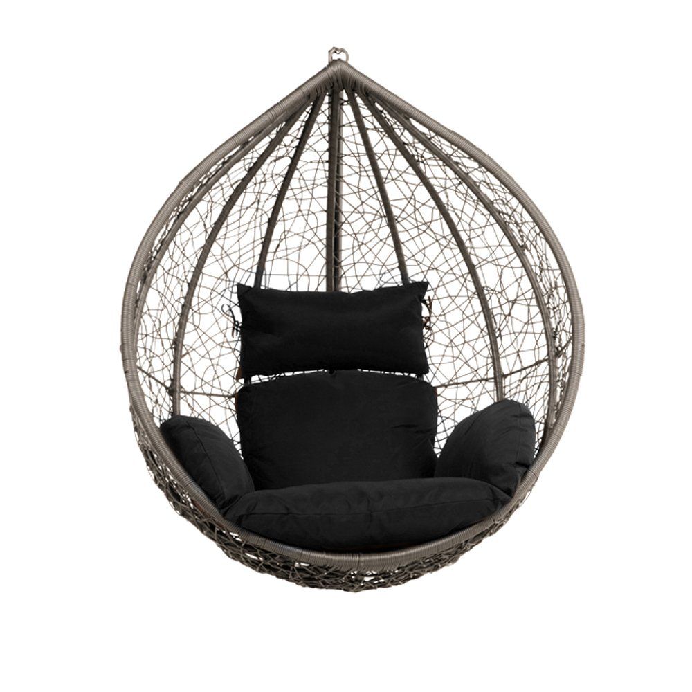 Poltrone pensili da giardino: 21362 - Polyrattan Hängesessel CUBA - SCHWARZ – Nuovo e nell'imballaggio originale da Wallenwil venduto da toesstal-vertrieb 8