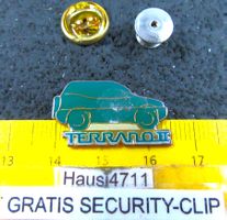 TERRANO ii NISSAN AUTO LOGO PIN GLASIERT MIT SECURITY-CLIP