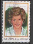 Tutti i francobolli: NICARAGUA: Princesa DIANA    (10 – Usato da Ruggell venduto da Masescha