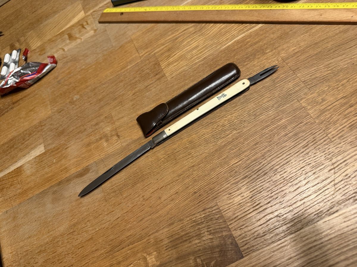 Taschenmesser: Antikes Taschenmesser Probiermesser Sackmesser – Gebraucht aus Goldach von Messerguru 6