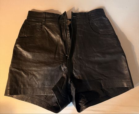 Leder Shorts - Kiko - Grösse 38 - Schwarz - Top Zustand