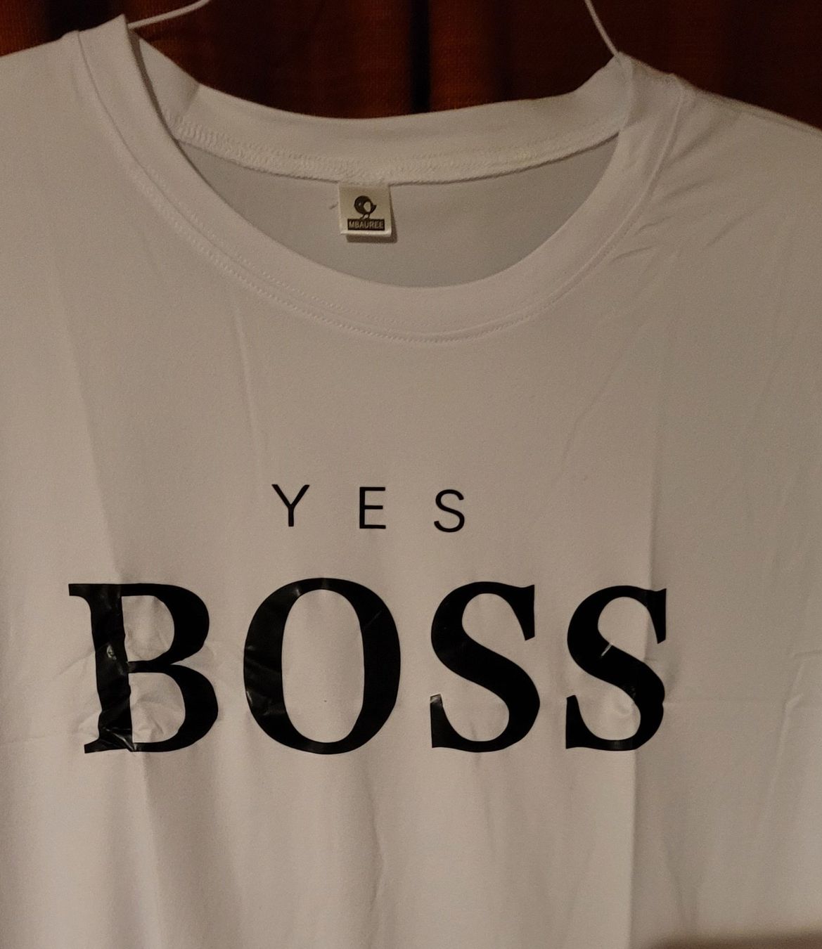 T-Shirts: "Yes Boss" T-Shirt Gr. S – Neu und originalverpackt aus Zürich von Avd 2