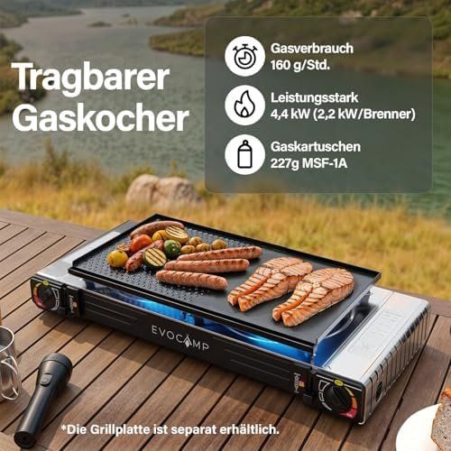 Cucine: Gaskocher 2-flammig Piezozündung Camping – Nuovo e nell'imballaggio originale da Hundwil venduto da pac_6jh8 3
