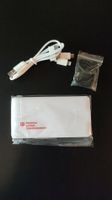 New portable power bank for mobile devices, white!