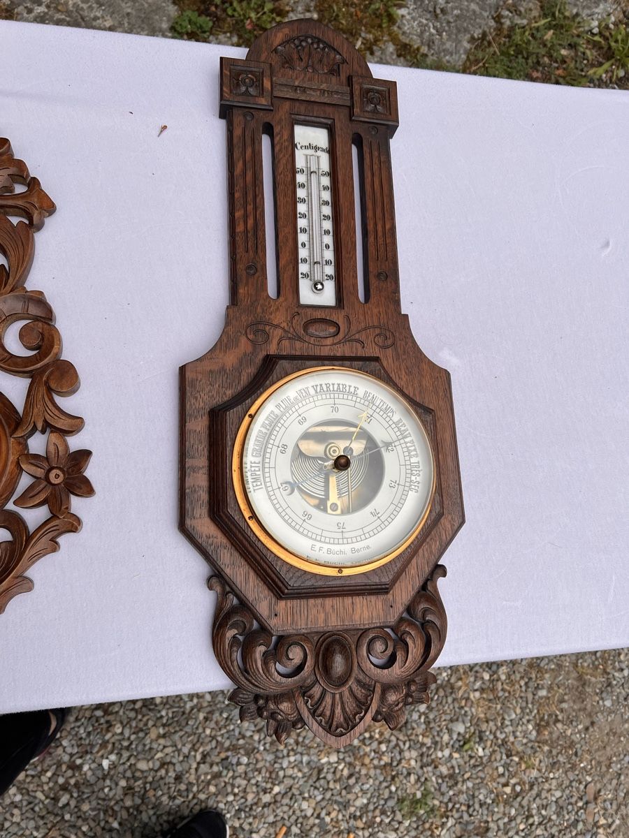 Altri elettrodomestici e apparecchi d’epoca: Antiker Barometer & Thermometer (95) – Usato da Glattfelden venduto da maa_qcj8 1