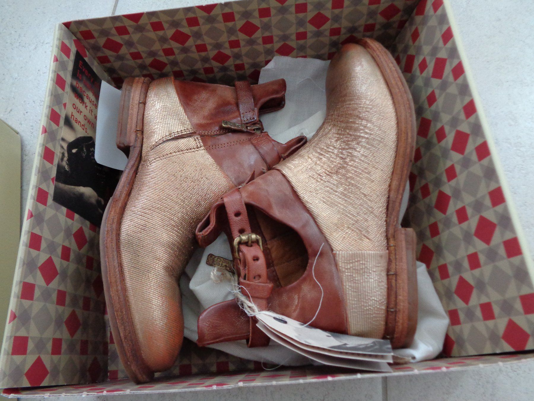 A.S.98 Damenschuhe: AIRSTEP A.S.98 Chukka Boots, GR.37 – Neu (gemäss Beschreibung) aus Rotkreuz von Samballi 4