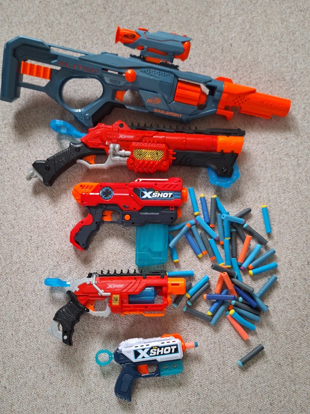 Nerf Jouets: Nerf Sammlung – D'occasion à St.Moritz par pimboli09