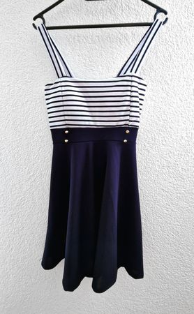 Kleid, Dress, Rock, Maritime, Marine, Sommer, Trägerkleid