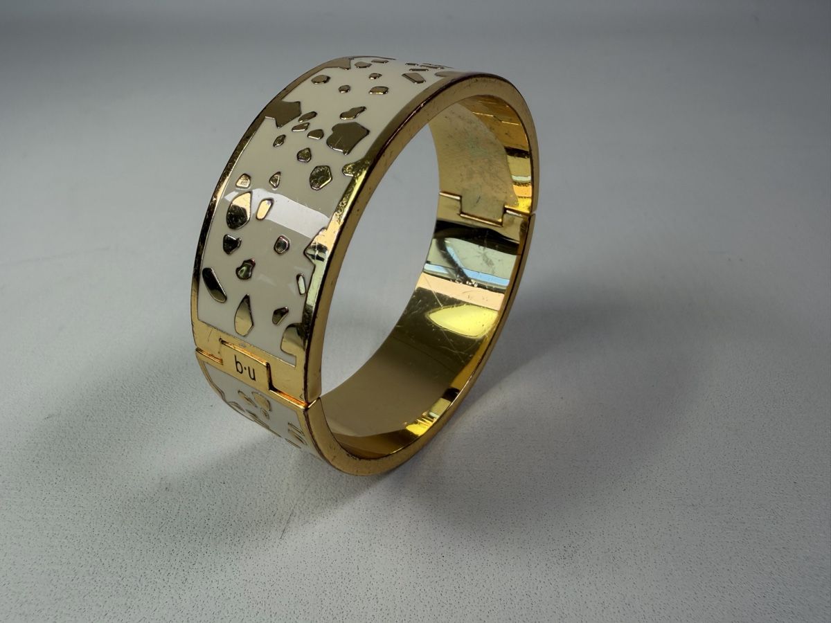 Bracciali & Braccialetti: Bangle Up Paris Armreif Goldfarben Emaille – Usato da Rombach venduto da vir_2dsd 3