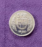 Fünfliber silber Jg. 1953