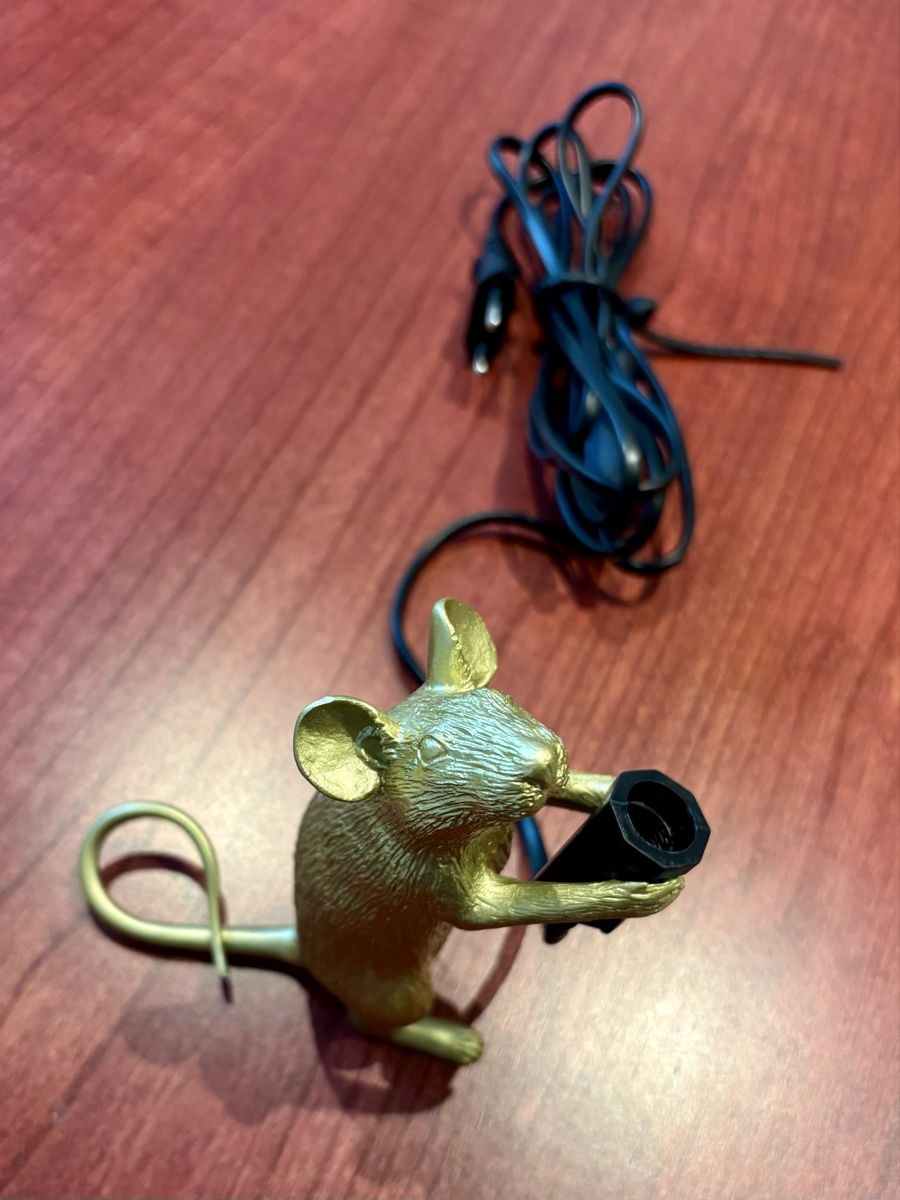 Seletti Lampade: Seletti Mouse Lamp Step in Gold – Nuovo (secondo la descrizione) da Zürich venduto da ani_wnp9 2