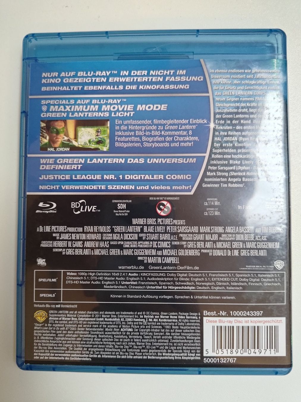 Tous les DVDs: Green Lantern – D'occasion à Liestal par Kratzilla 2