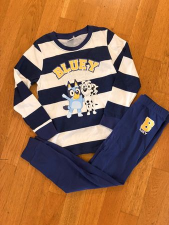 Tolles Bluey Pyjama Gr. 110/116, Neu