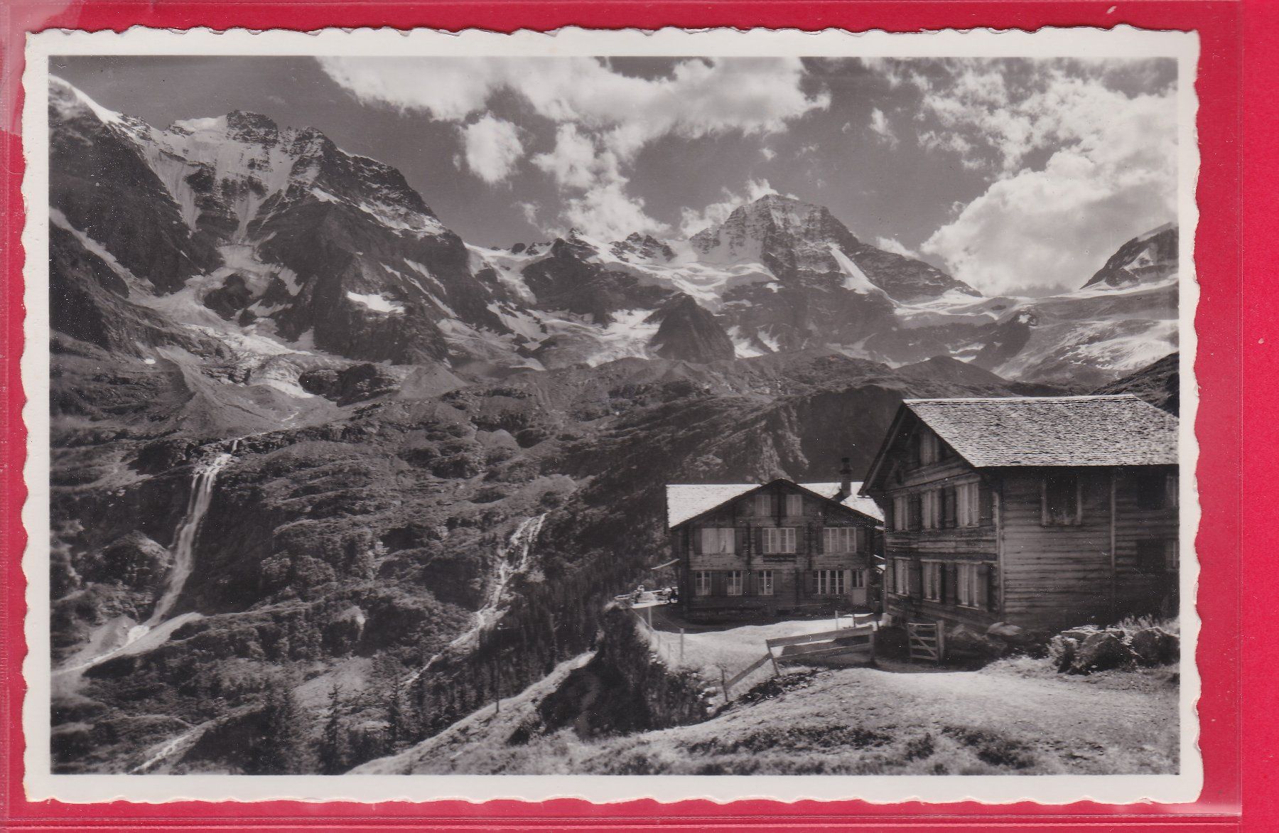 Cartoline postali: OBERSTEINBERG, SCHMADRIBACHFÄLLE, GROSSHORN, BREITHORN – Usato da Oberrieden venduto da Gebirgsstelze