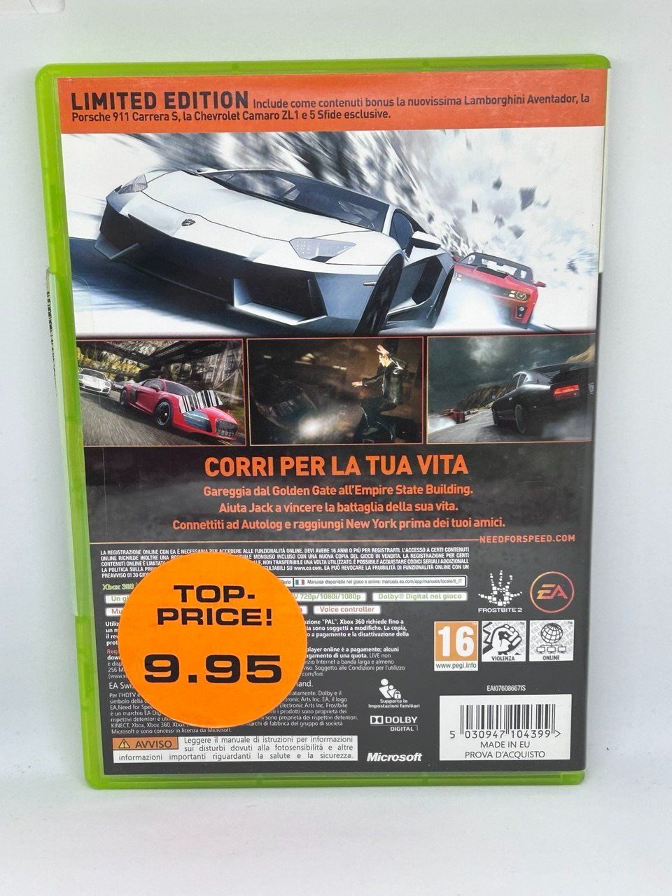 Microsoft Giochi: Need for Speed: The Run - Limited Edition per Xbox 360 – Usato da Giubiasco venduto da LorisVale 1