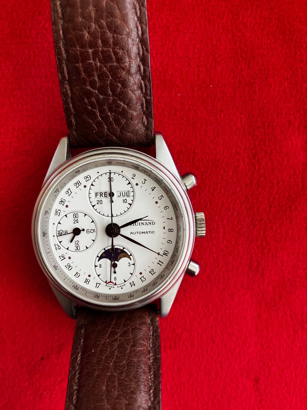 Orologi: Guinand Automatic mit Mondphase – Usato da Olten venduto da Spiegel03