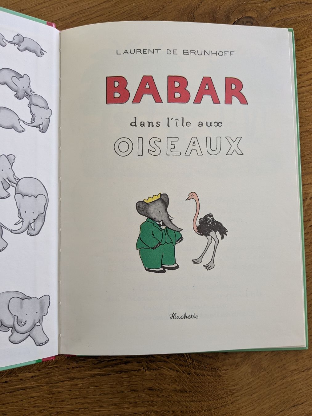 Libri: Babar dans l'île aux oiseaux  – Usato da Wohlen AG venduto da merkur0300 1