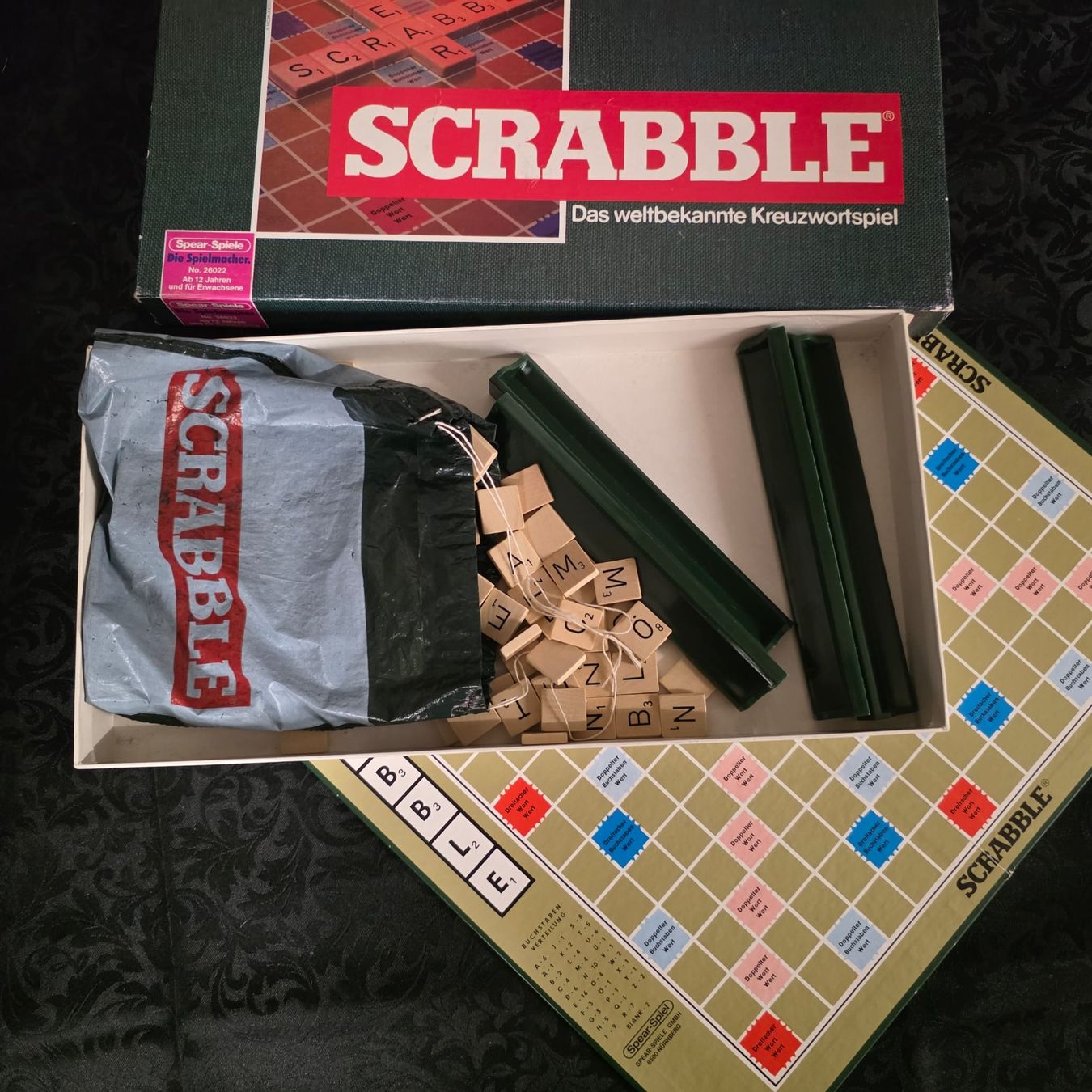 Original Scrabble von Spear-Spiel, komplett, Vintage! (Gebraucht) in ...