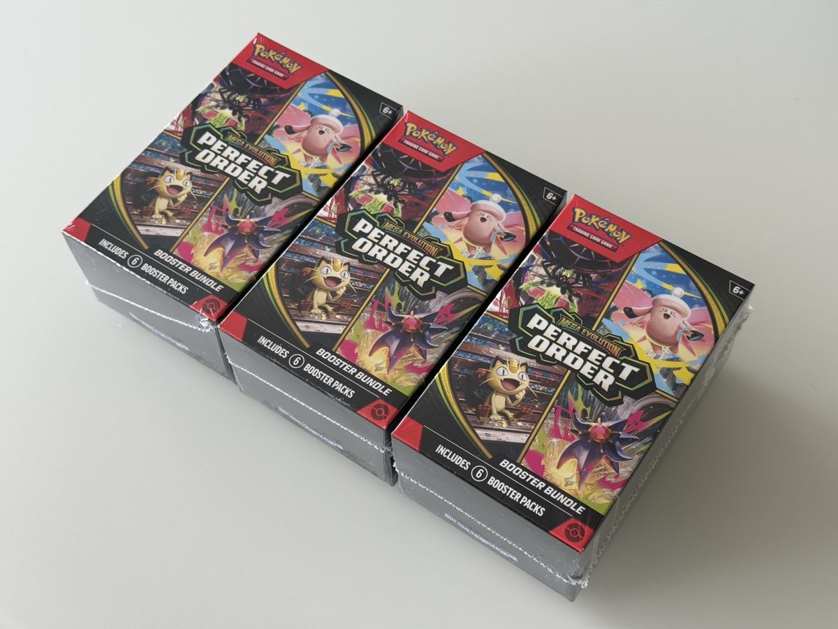 Pokémon Carte collezionabili: 3x Pokemon Perfect Order Booster Bundle Sealed EN – Nuovo e nell'imballaggio originale da Basel venduto da FrozenFire