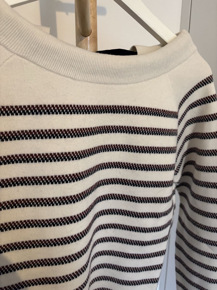 Maje Pullover & Sweatshirts: Maje Pullover gestreift Groesse 1/S mit Schleife neu – Gebraucht aus Genève von ane_dr7w 2
