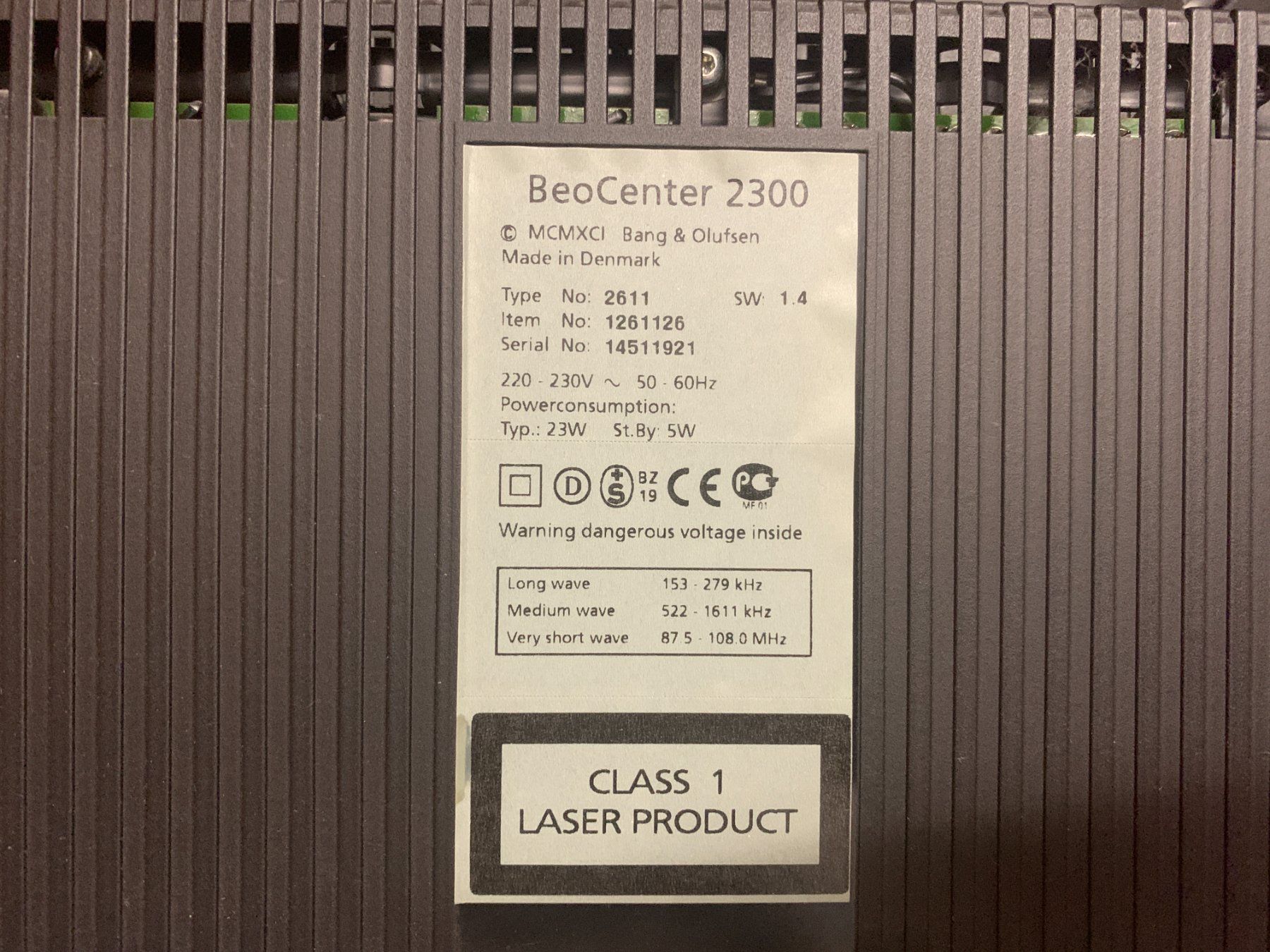 Bang & Olufsen Audio- & Mediensysteme: BeoCenter 2300 plus 2 x BeoLab 4000 – Defekt aus Etzgen von Buead 5