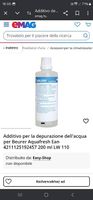 Additivo per purificazione dell'aria tramite apparecchio