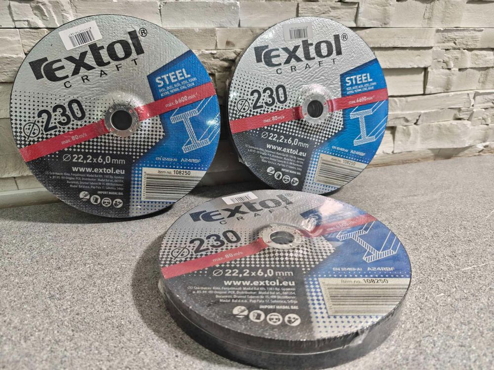 15 x Schruppscheibe Metall für Winkelschleifer Flex 230 mm (Neu (gemäss