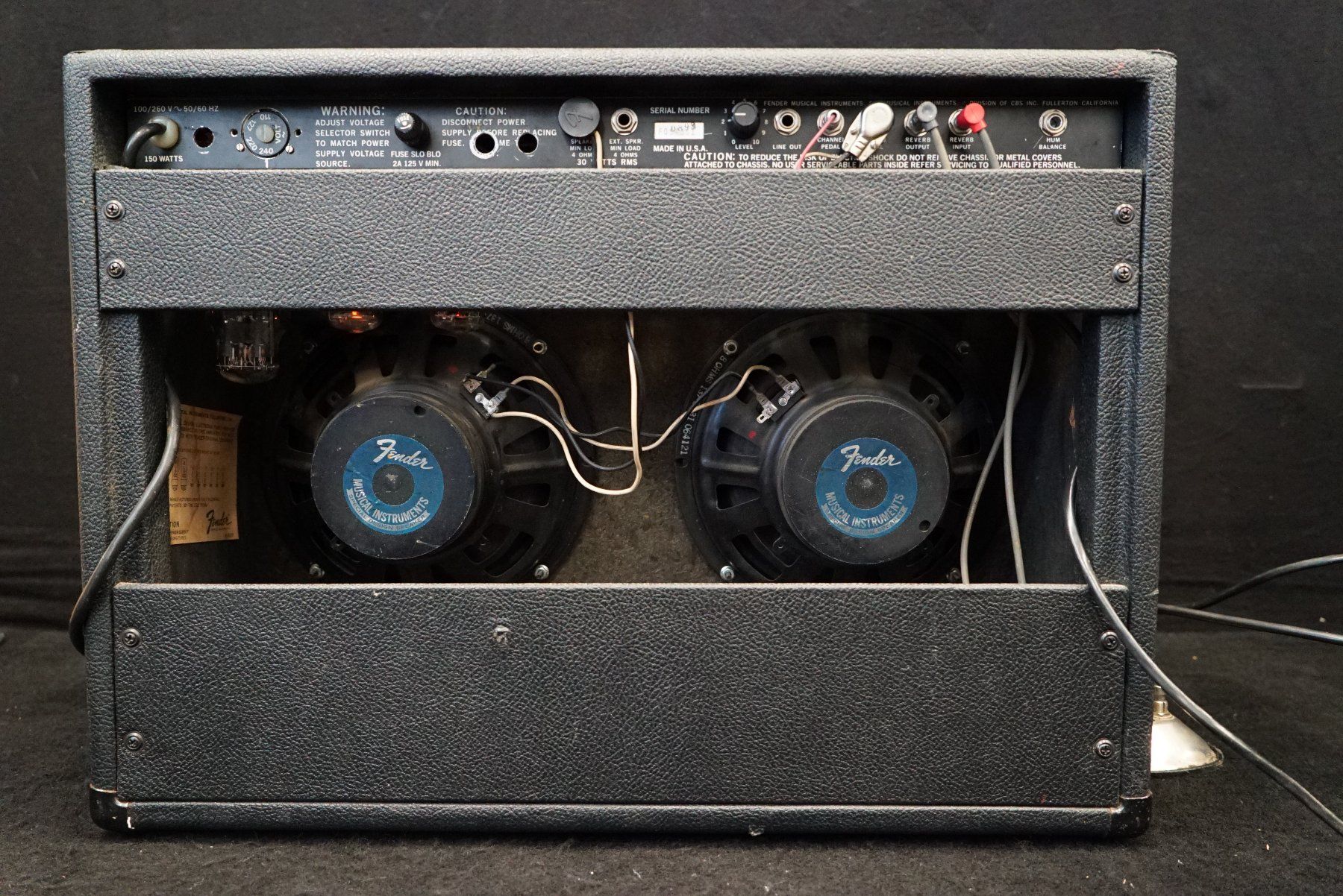 Fender Verstärker: Fender 30 Amp - 2x10" Two Channel w/ Footswitch 1980 Rivera – Gebraucht aus Ortschwaben von Musictrade 4