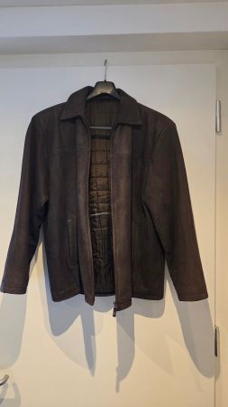 Sehr schöne Herren Lederjacke aus Nubukleder - top Zustand