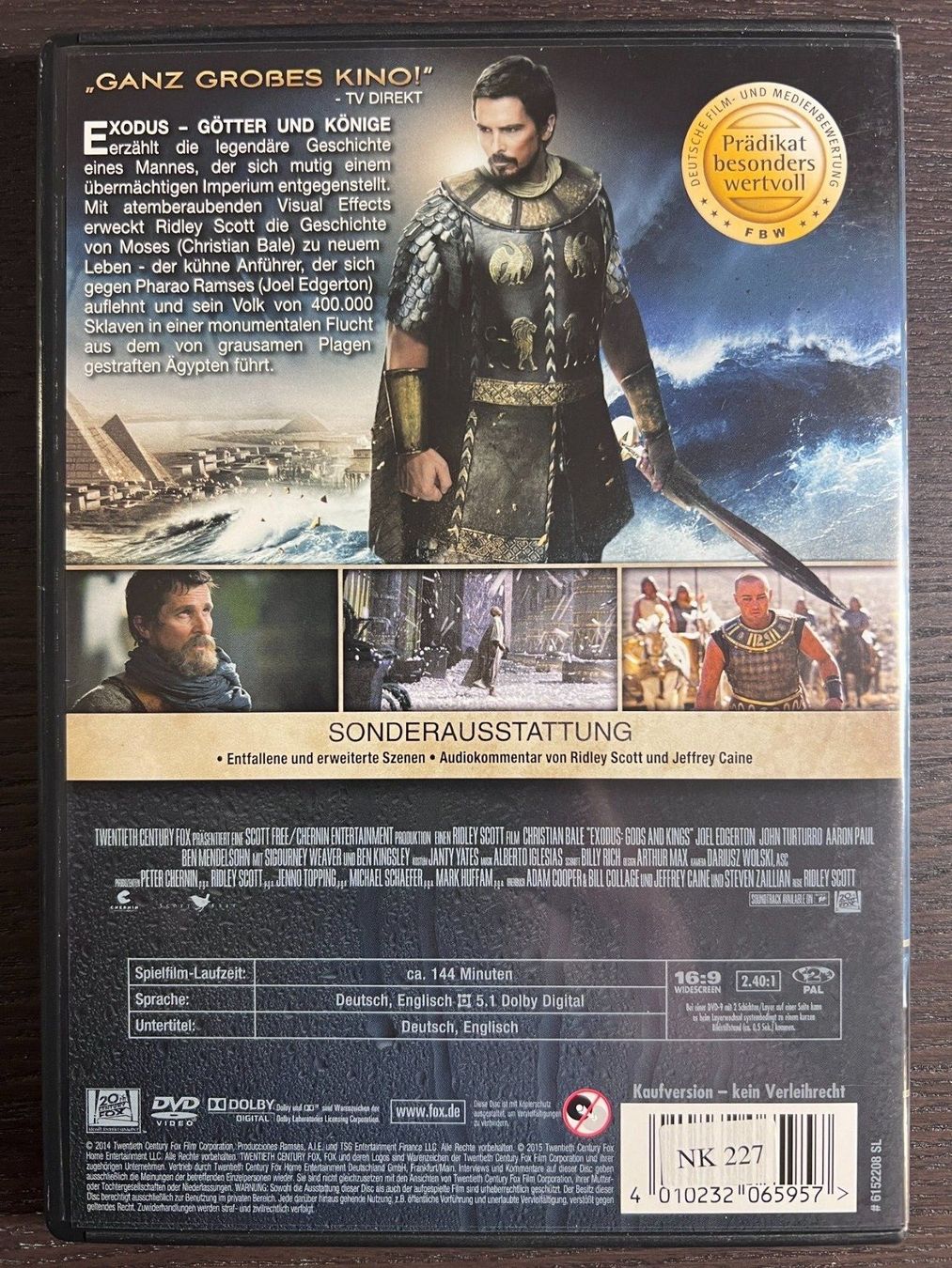 Tutti i DVDs: Exodus - Götter und Könige – Usato da Zürich venduto da FilmFreunde 1