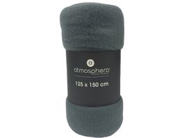 ATMOSPHERA Fleece-Decke Sturmblau