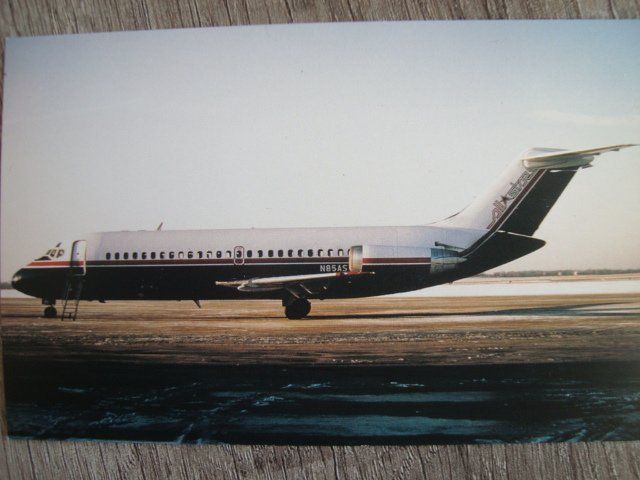 Cartoline postali: All Star DC-9 N85AS – Nuovo e nell'imballaggio originale da Thun venduto da Abigboss