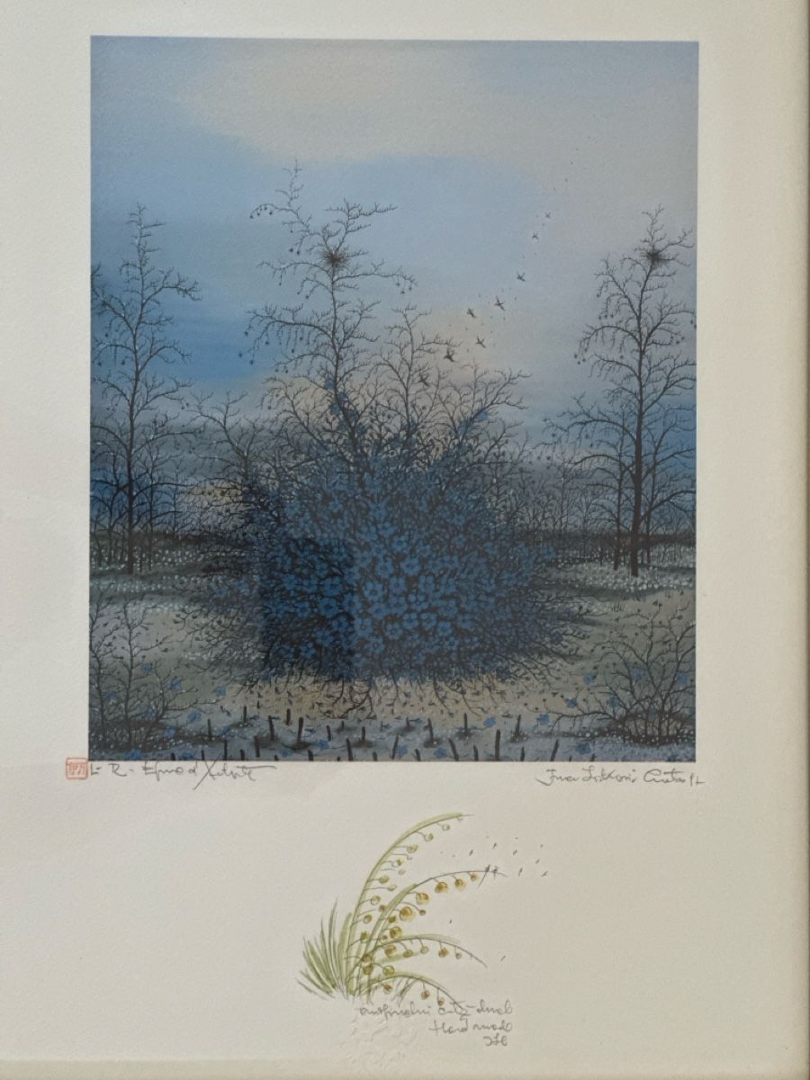 Posters & Illustrations: Kunstdruck Winterlandschaft signiert – D'occasion à Winterthur par Greenlifestyle 1
