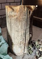Holzstamm Hocker Baumstamm rustikal  Holzklotz Hackklotz
