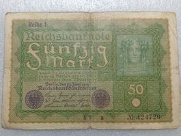50 Mark Reichsbanknote, Berlin Juni 1919