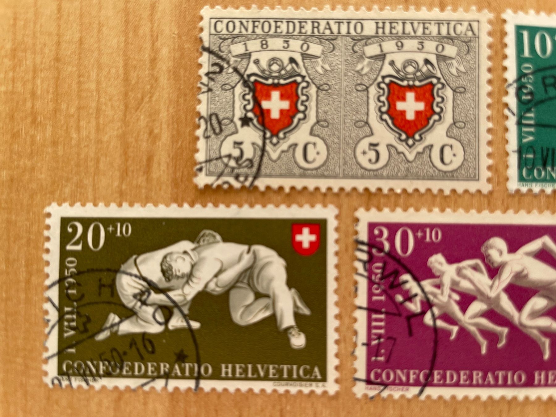 Alle Briefmarken: PP 1950 belles oblitérations de ma collection – Gebraucht aus Sonceboz-Sombeval von Comment2 2
