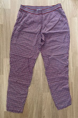 Sommerhose Gr. 40 * rostrot gemustert, seitliche Taschen