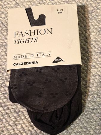 Calzedonia Strumpfhose gemustert schwarz Grösse S/M neu