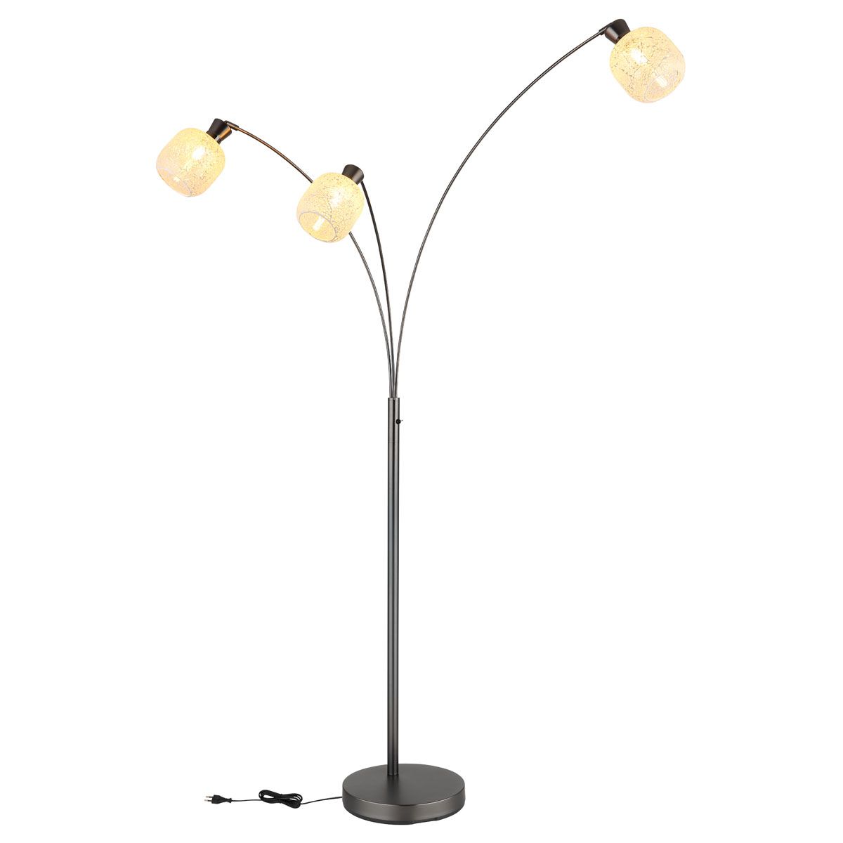 Lampade: Stehleuchte, Metall, Glas, 201 cm Höhe – Nuovo (secondo la descrizione) da Kreuzlingen venduto da Smart-Light 4