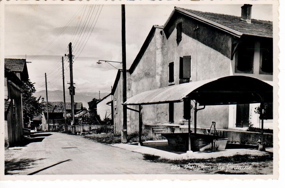 Ansichtskarten: Anières  1957 – Gebraucht aus Wolhusen von Curver9