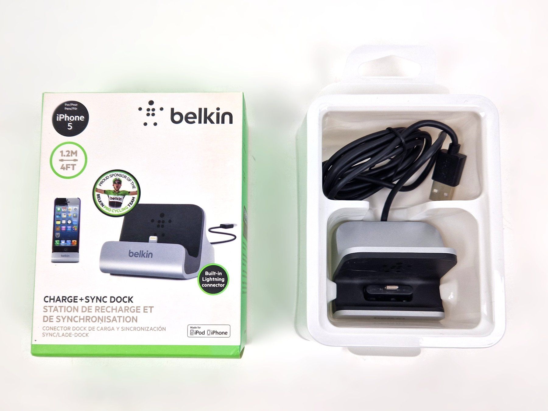 Belkin Docking station: Belkin Lightning Charge + Sync Dock iPhone/iPod – Usato da Basel venduto da Restwert_Basel 3