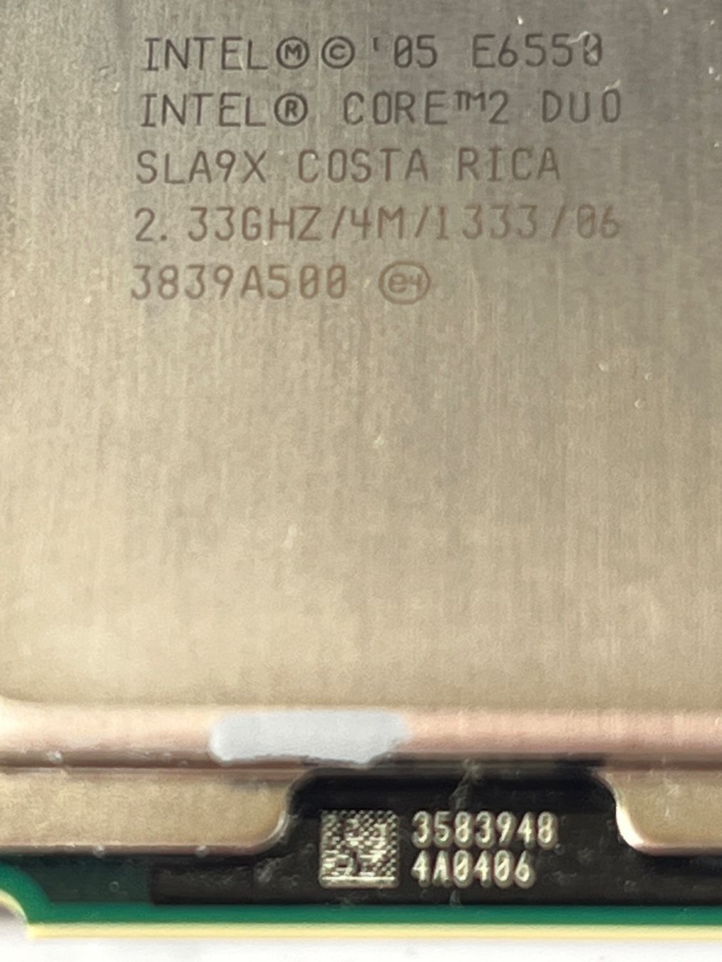 Intel Composants électroniques: CPU Core 2 Duo, E6550,  2,33GHZ/4M/1333/06 – D'occasion à Brugg AG par Pedro4 1