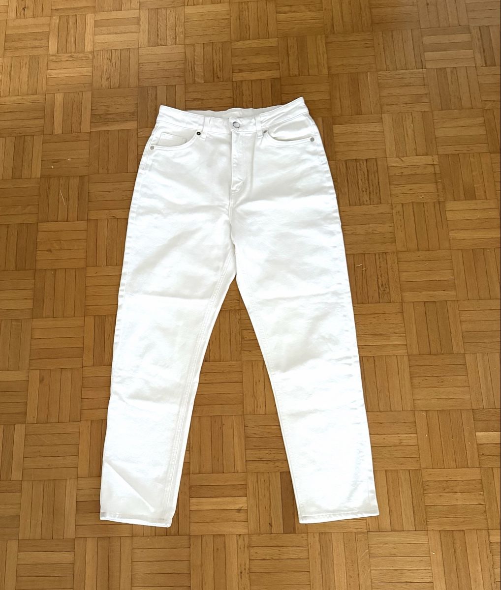 Jeans: H&M Weisse Jeans, Gr. 40, – Usato da Elsau venduto da isidobrany09
