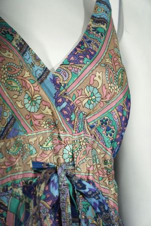 wunderschönes luftiges Seiden-Sommerkleid