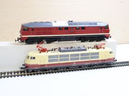 ROCO 2 x grosse E-Lok TEE / Diesellok - H0 Doppelpack